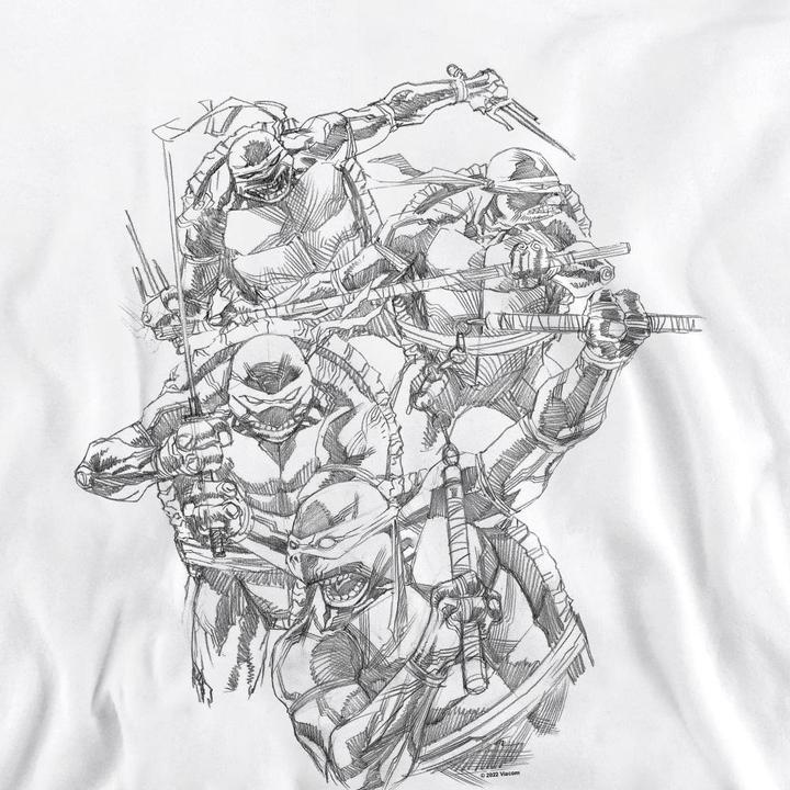 Actual product image Teenage Mutant NT Unisex Adult Shinobis Sweatshirt (M)