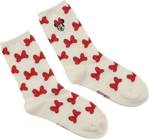 Immagine prodotto Disney Minnie Socken mit Schleifenmuster und Gesichtsstickerei (36 - 39)