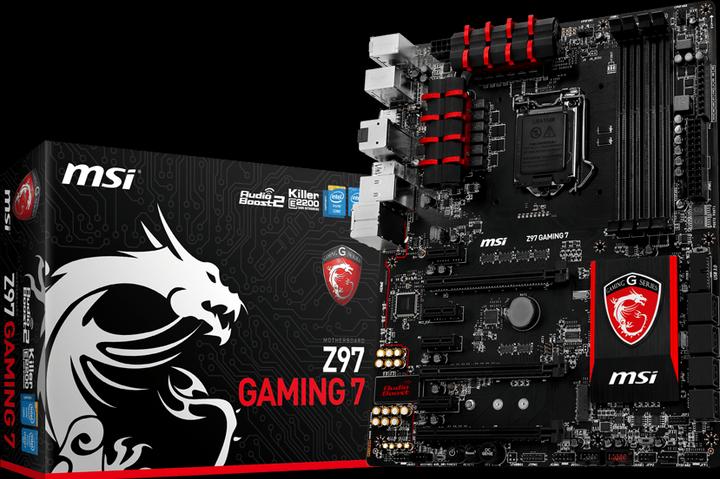 Image du produit MSI Z97 Gaming 7 (LGA 1150, Intel Z97, ATX)