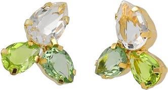 Victoria Cruz Beautiful gold plated earrings with Glory crystals A4902-14DT