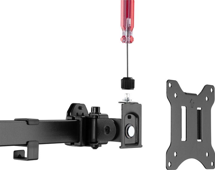 Image du produit InLine Support de table, pour 3x écran LCD/LED jusqu'à 81cm (32"), max. 7kg, noir (Tables, 32")