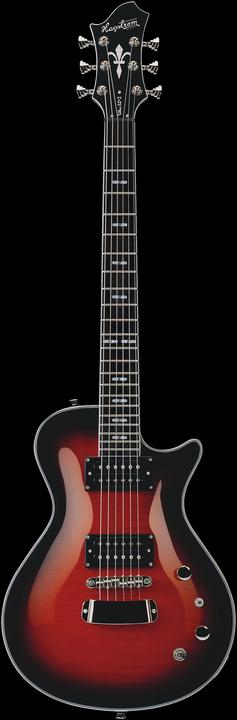 Actual product image Hagstrom Electric Guitar, Ultra Swede, Burgundy Burst (Electric guitar)