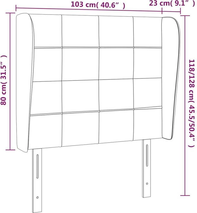 Produktbild VidaXL Sherwynd (103 x 23 x 128 cm)