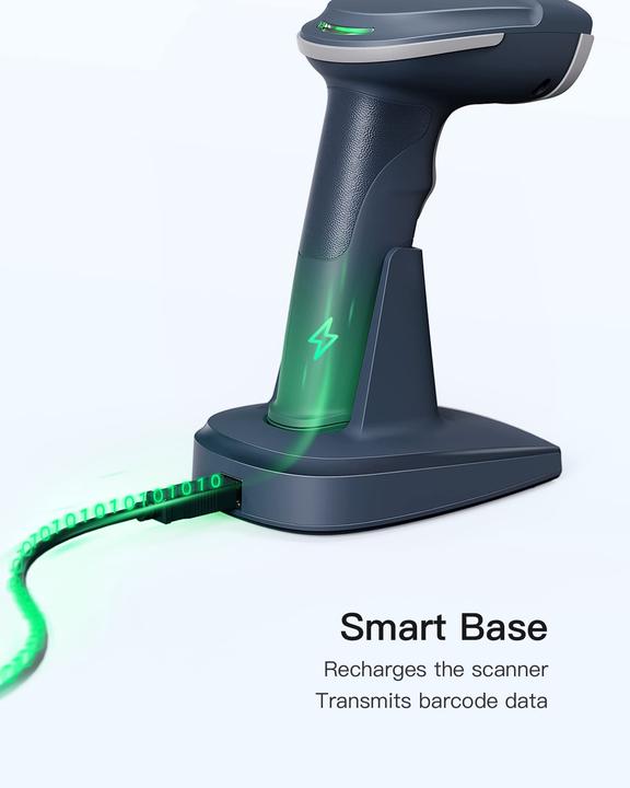 Actual product image Inateck Barcodescanner 54 blue (BCST-52 blue) (2D barcodes)