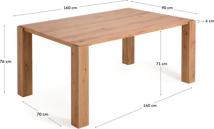 Immagine prodotto Kave Home Deyanira (160 x 90 x 76 cm)