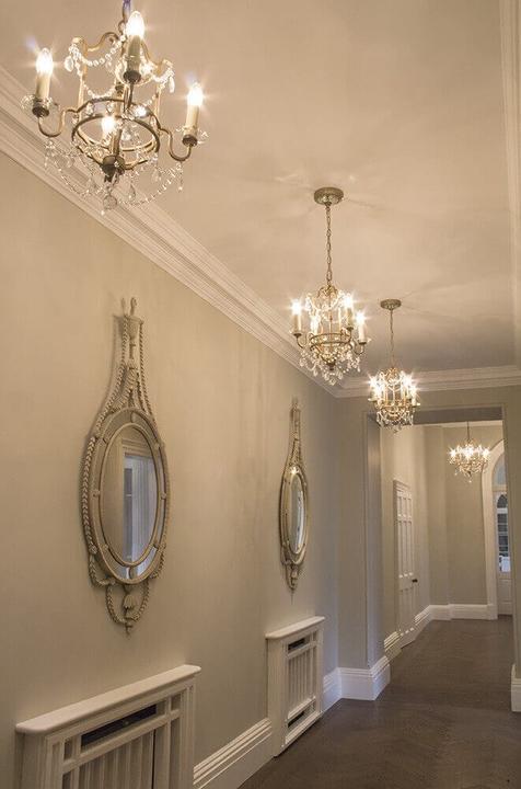 Actual product image Elstead Lighting Gianna chandelier E14 4-fold gold-plated silver (41.30 cm)