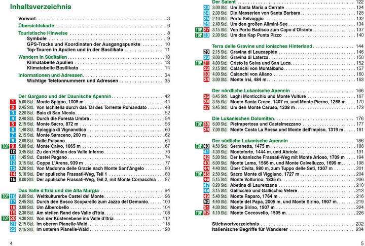 Nutritional values and ingredients Wanderführer Apulien, Basilikata (German, Michael Gahr, Dorothee singer, Benno Zimmermann, 2022)