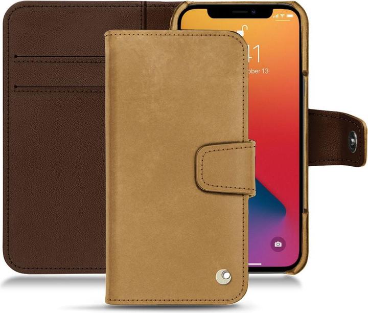 Noreve Housse cuir portefeuille (Apple iPhone 13 Pro)