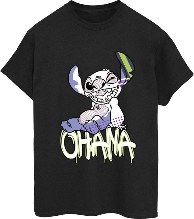 Produktbild Disney Lilo And Stitch Ohana Graffiti TShirt (S)