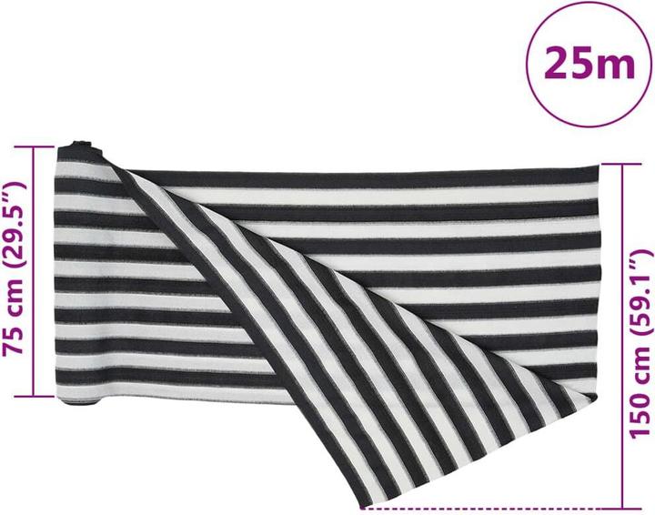 Image du produit VidaXL Zaunblende HDPE 195 g/m² (2500 cm)