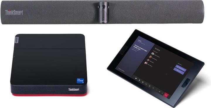 Immagine prodotto Lenovo ThinkSmart Core + ThinkSmart Controller + ThinkSmart Bar 180 Kit completo per la sala (Microsoft