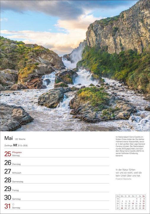 Actual product image Harenberg Berge Wochenplaner 2026 - 53 faszinierende Fotografien (Hardcover, German)