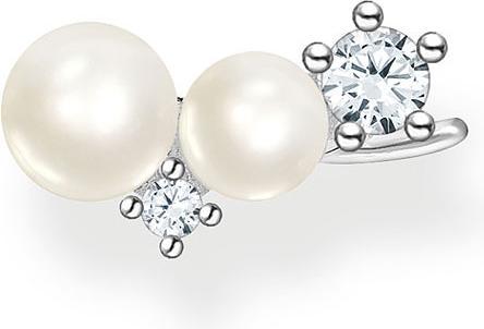Thomas Sabo Perlen Ear Climber Einzel Ohrstecker (925er Silber)