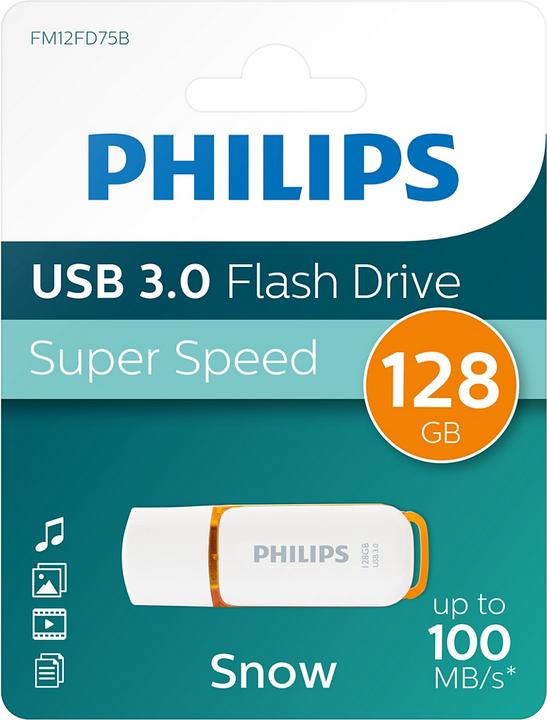 Image du produit Philips édition neige (128 Go, USB-A)