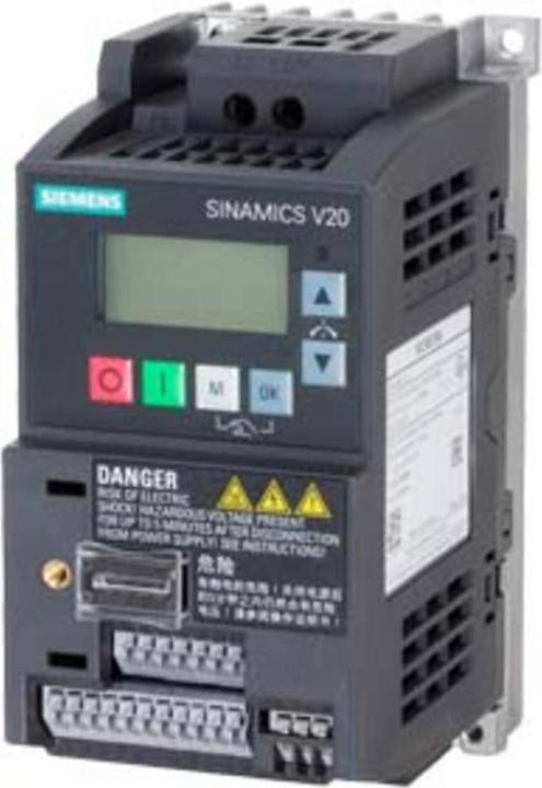 Actual product image Siemens SINAMICS V20 1AC200-240V-10/+10% 0.37kW