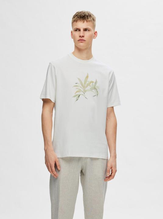 Image du produit Selected Homme T-shirt en coton imprimé (XL)
