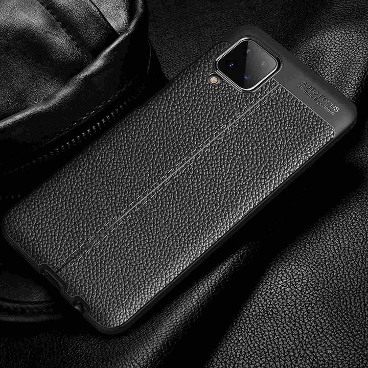Image du produit Cadorabo TPU Cover similicuir structure (Samsung Galaxy A12, Samsung Galaxy M12)