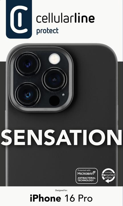 Actual product image Cellularline Silicone Case Sensation (Apple iPhone 16 Pro)