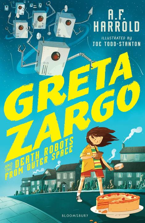 Immagine prodotto Greta Zargo e i robot della morte provenienti dallo spazio esterno (Inglese, A.F. Harrold, 2017)