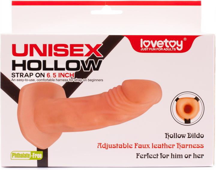 Actual product image Lovetoy Unisex Hollow Strao on 6.5 inch
