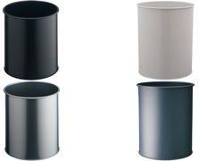 Actual product image Durable Wastepaper bin metal 15L round 1 pc 330123 (15 l)