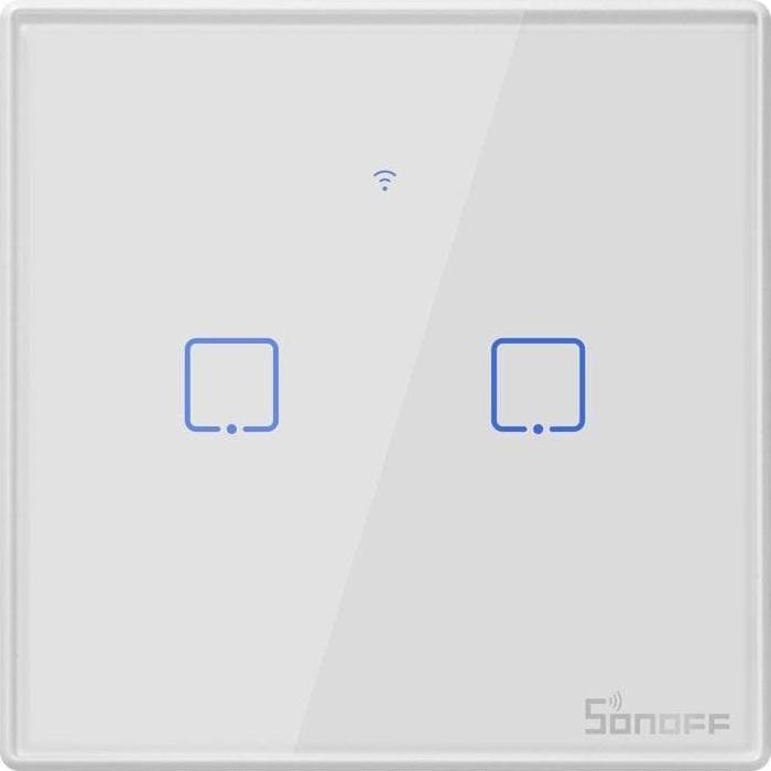 Image du produit Sonoff Smart Switch WiFi RF 433 T2 UE TX (2-channel) updated