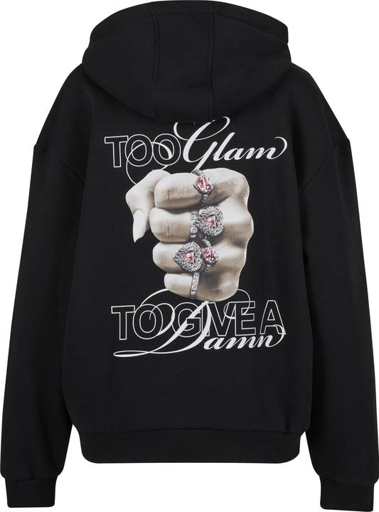 Actual product image Miss Tee Give A Damn Ladies Fluffy Hoody - 174147 (L)