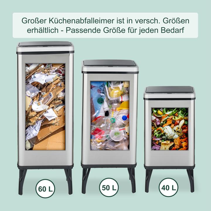 Actual product image Relaxdays Sensor bin (60 l)