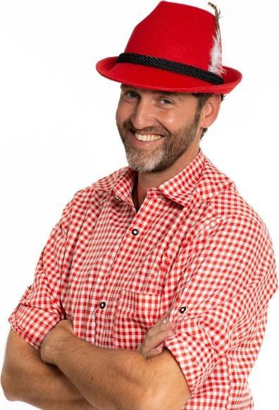 Produktbild PartyChimp Oktoberfest Hut Mütze in rot