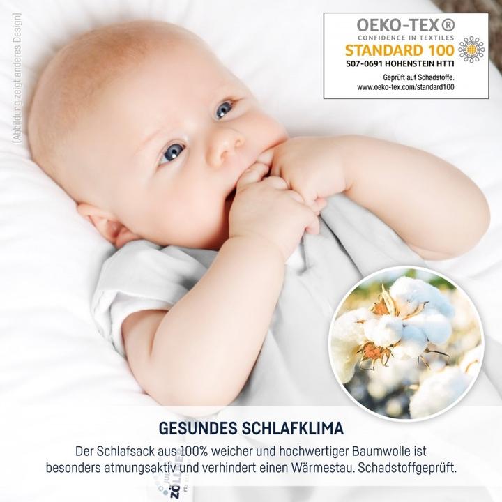 Produktbild Julius Zöllner Baby-Sommerschlafsack Dschungelblätter Gr. 80 cm (80 cm)