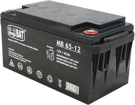 Image du produit Megabat MB 65-12 Batterie ASI Acide de plomb plombé (VRLA) 65 Ah