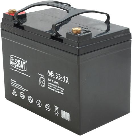 Produktbild Megabat MB 33-12 USV-Batterie Plombierte Bleisäure (VRLA) 33 Ah