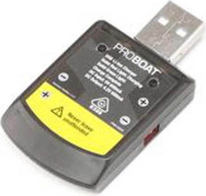 Actual product image ProBoat React 17 USB charger
