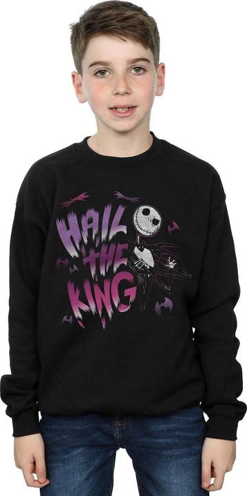 Actual product image Disney Boys Nightmare Before Christmas Hail The King Sweatshirt (128)