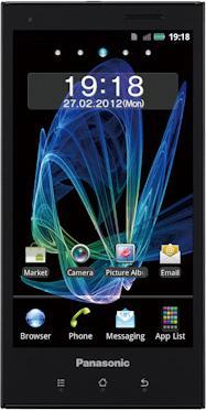 Productafbeelding Panasonic Eluga - 8GB - Zwart (8 GB, 4.30", 8 Mpx, 3G)