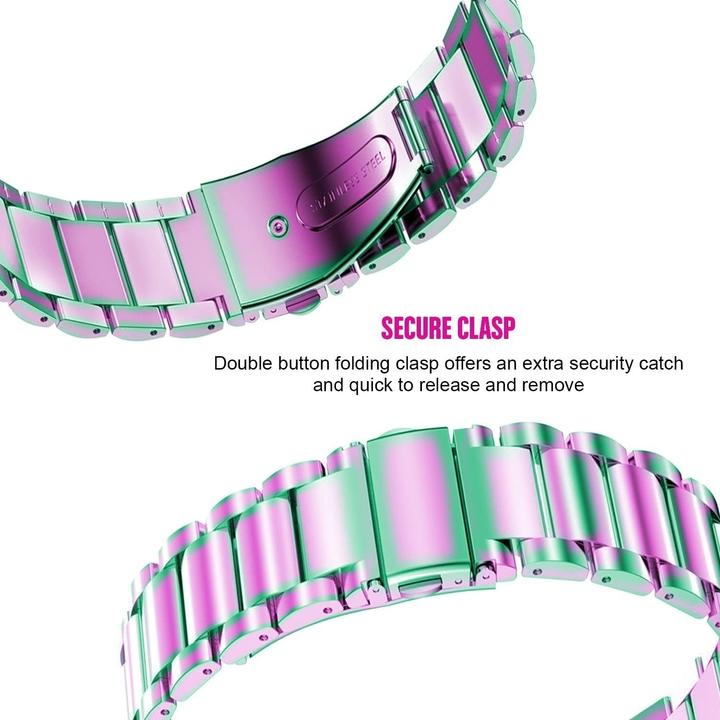 Produktbild Strap-it Stahlarmband (22 mm, Edelstahl)