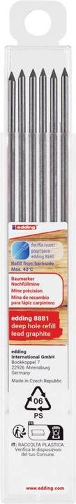 Produktbild Edding DIY Baumarker Graphit 4-8880-8881 Tieflochmarker Grau, Weiss 1 Set (Grau, Weiss, 1 x)