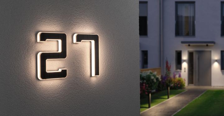 Produktbild Paulmann Solar Hausnummer (20 lm, IP44)