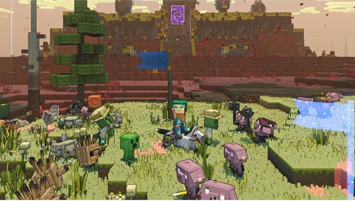 Actual product image Nintendo Minecraft Legends - Deluxe Edition (Switch, Multilingual)