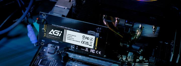 Actual product image AGI 1 TB SSD AI198 M.2 NVMe Gen3 x4 (AGI1T0G16AI198) TLC (1000 GB, M.2 2280)