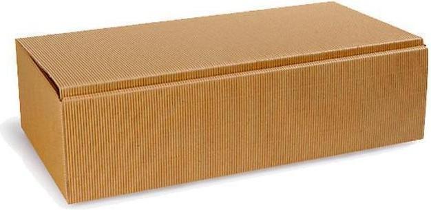 Image du produit Transpak Boîte cadeau plate dimensions 361x188x94mm nature vague ouverte nature (25 x)