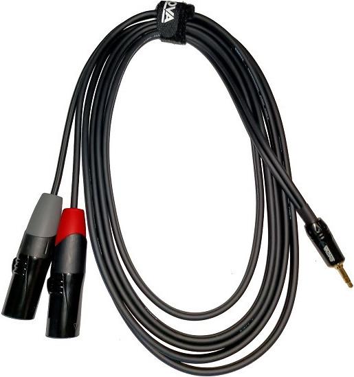 Image du produit Enova Prise jack 3.5mm sur 2 x XLR femelle, 3m (3 m)