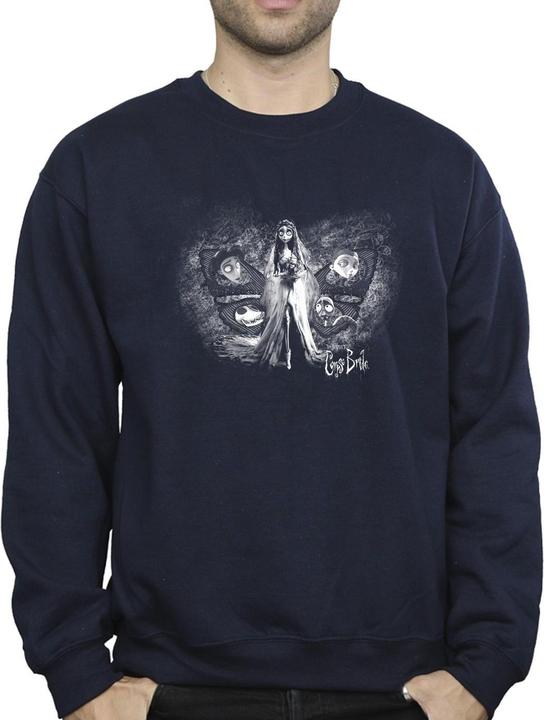 Actual product image Corpse Bride Mens Emily Butterfly Sweatshirt (M)