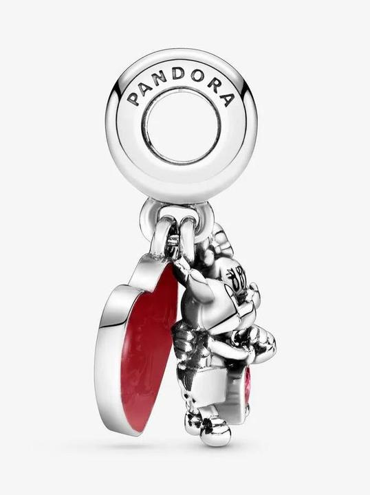 Actual product image Pandora Minnie & Mickey With Love dangle Charms/Beads (Silver 925)