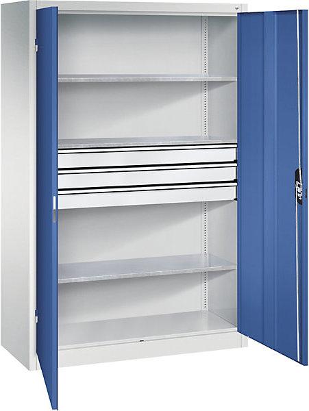 Produktbild C+P Werkstatt-Flügeltürschrank mit Schubladen (120 cm, 195 cm)