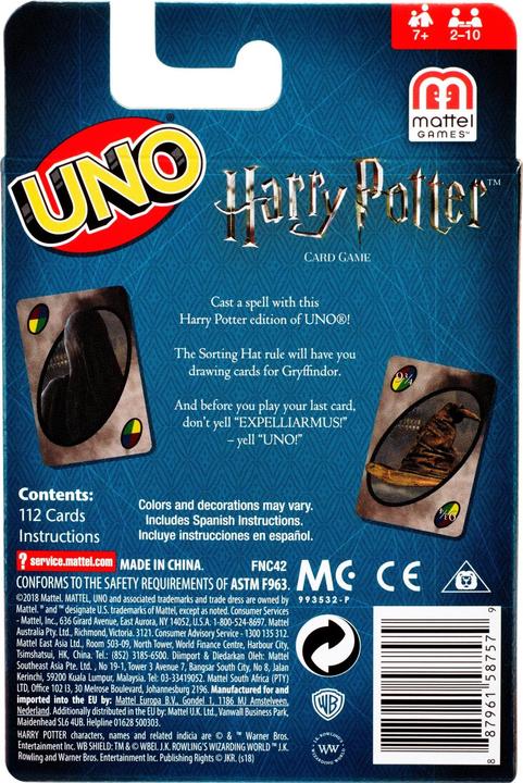 Immagine prodotto Mattel Games Uno Harry Potter (Tedesco, Inglese)
