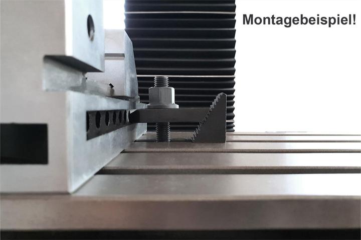 Actual product image Paulimot Spannpratzen-Set 58-teilig M8 / 10 mm im Wandhalter (64 mm)