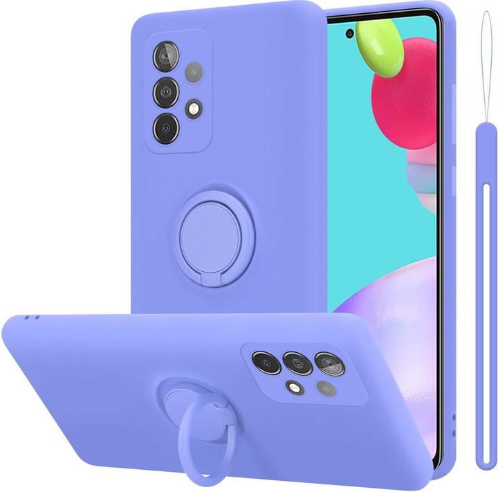 Actual product image Cadorabo TPU Liquid Ring Silicone Case Cover (Samsung Galaxy A52, Samsung Galaxy A52 5G, Samsung Galaxy A52s 5G)