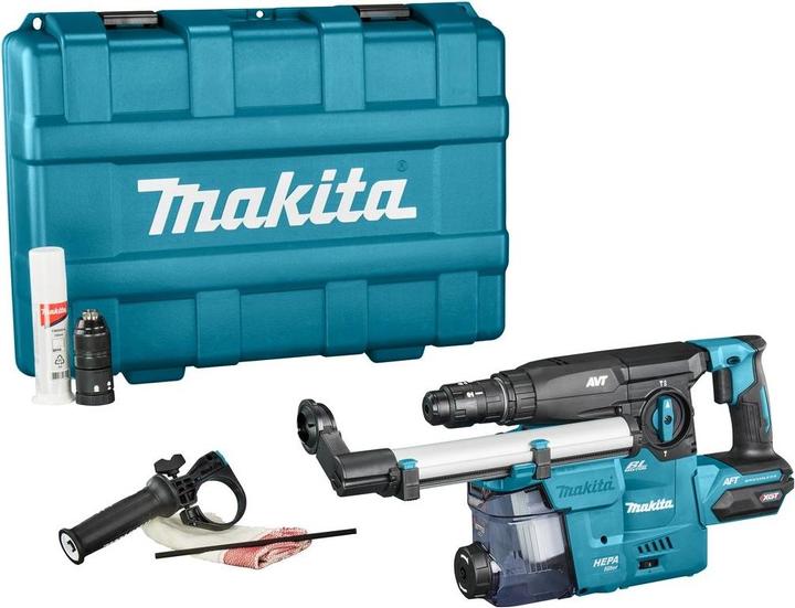 Actual product image Makita HR009GZ02 Kombihammer SDS-Plus mit Staubabsaugung 40V Max ohne Batterien und Ladegerät (Rechargeable battery operated)
