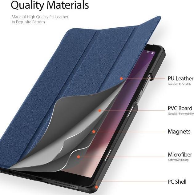 Actual product image Dux Ducis Domo Series Leather Book Cover Case (Lenovo Tab M9)
